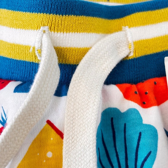 Mini Boden Girls Skort Skort Size 7 8 Y CottonFood Picnic Print Multi Color NWT - Picture 4 of 14